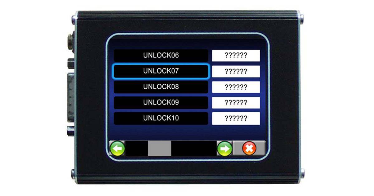 Unlock code pour Bosch EDC