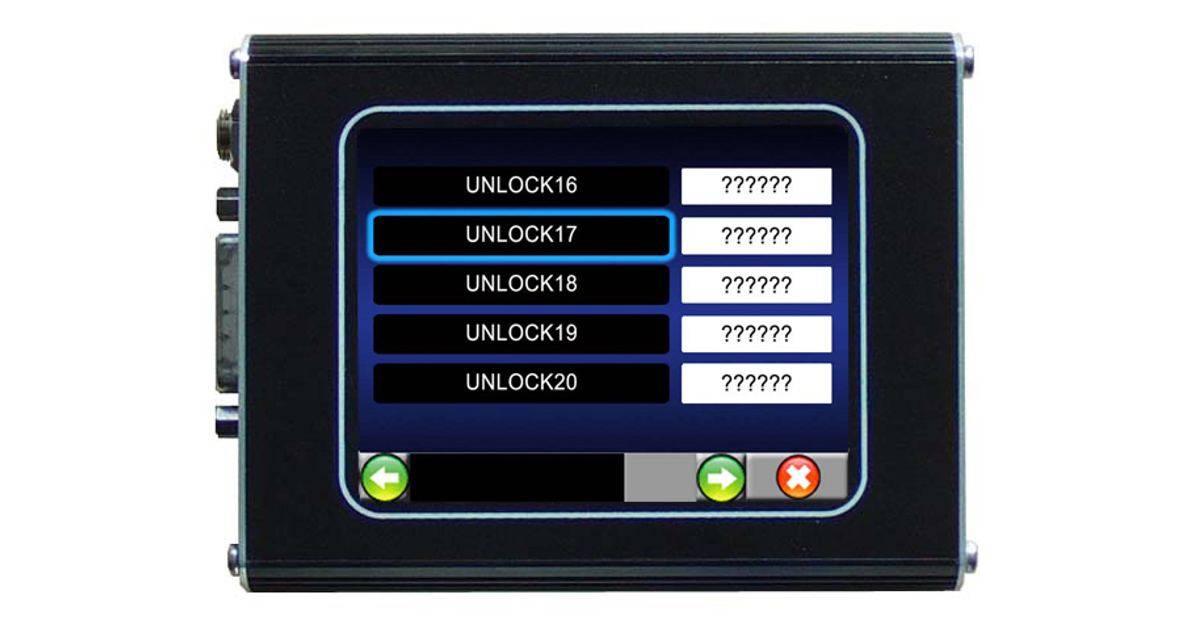 Unlock code pour Range Rover L322 10-13
