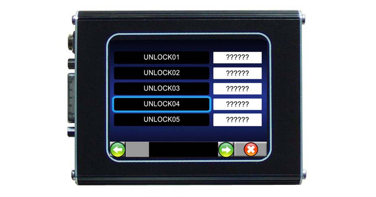 Unlock code pour Defender PUMA 2.4 & 2.2