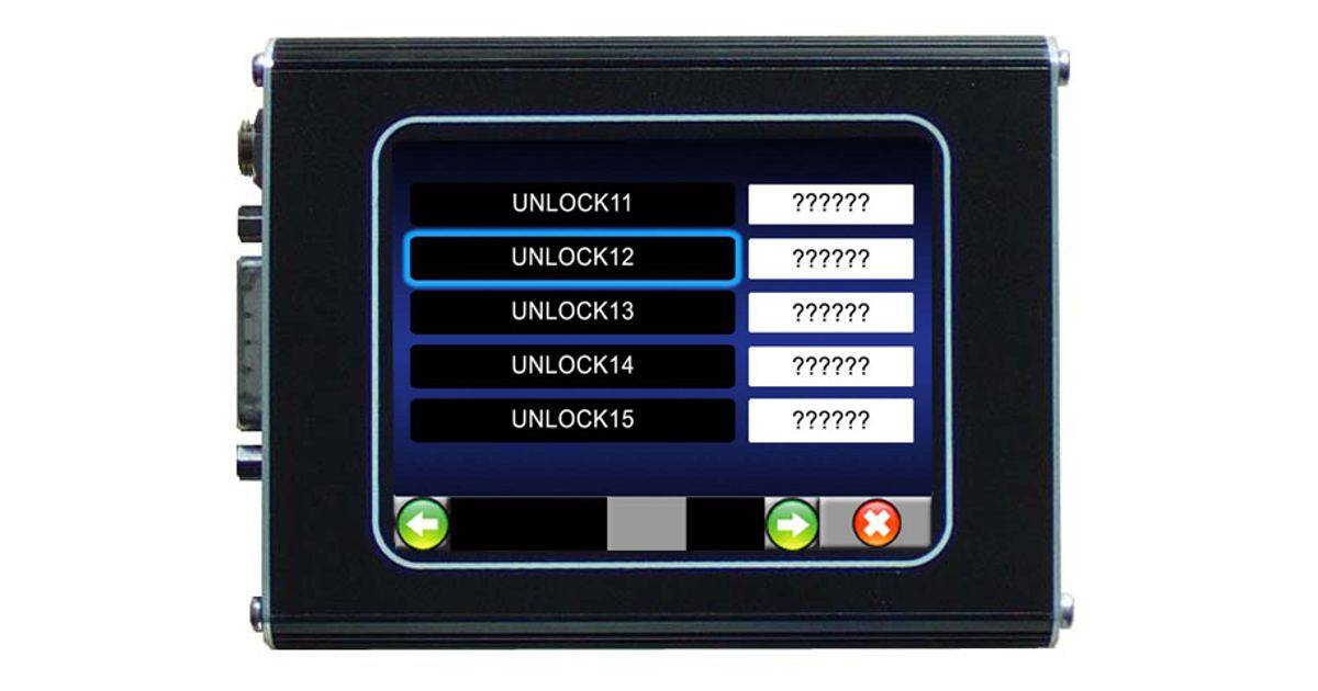 Unlock code pour Range Rover Sport 05-09